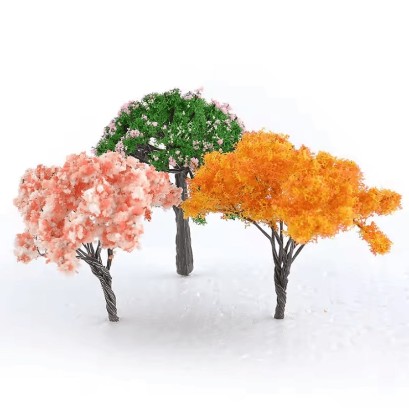 Mini Fairy Garden Landscape Set Lighthouse Bridge Cottage DIY Decor Kit 6