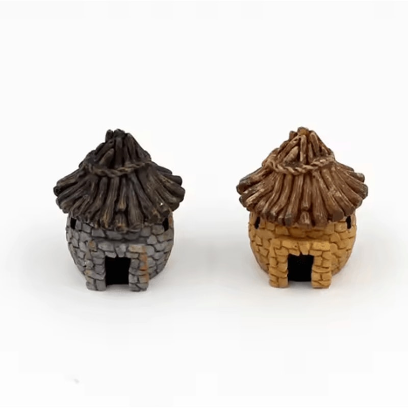 Mini Fairy Garden Landscape Set Lighthouse Bridge Cottage DIY Decor Kit 8