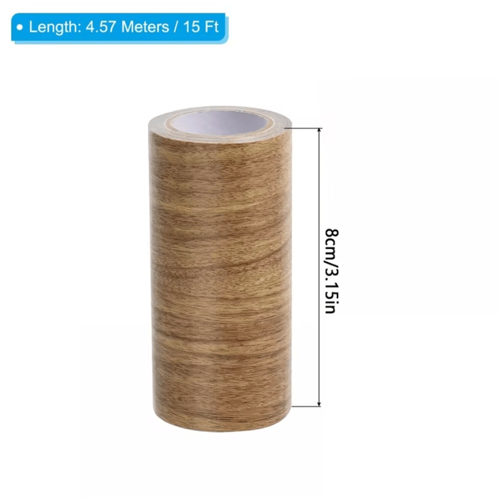 SelfAdhesive Wood Grain Repair Tape Waterproof PVC Furniture Patch Decor Strip 1