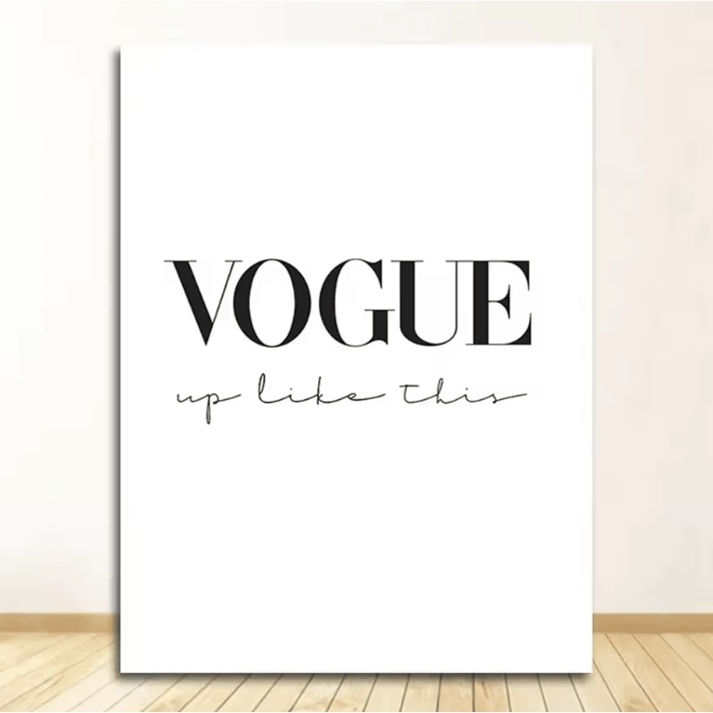 Vintage Perfume Lady Canvas Poster Elegant Fashion Wall Art Decor 2