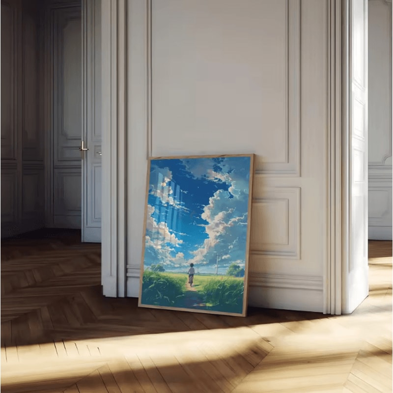 Japanese Zen Pine Tree Canvas Poster Minimalist Oriental Wall Art Decor 19