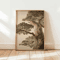 Japanese Zen Pine Tree Canvas Poster Minimalist Oriental Wall Art Decor 2