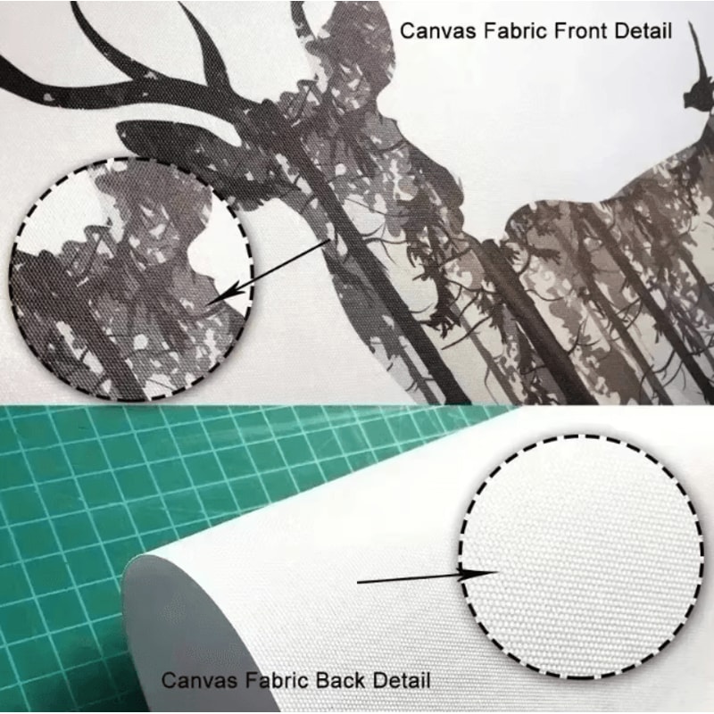 Japanese White Pine Bonsai Canvas Poster Retro Zen Nature Wall Art Frameless 1