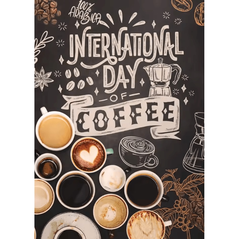 Vintage Coffee Chalkboard Canvas Poster Nordic Cafe Kitchen Wall Art Decor 3