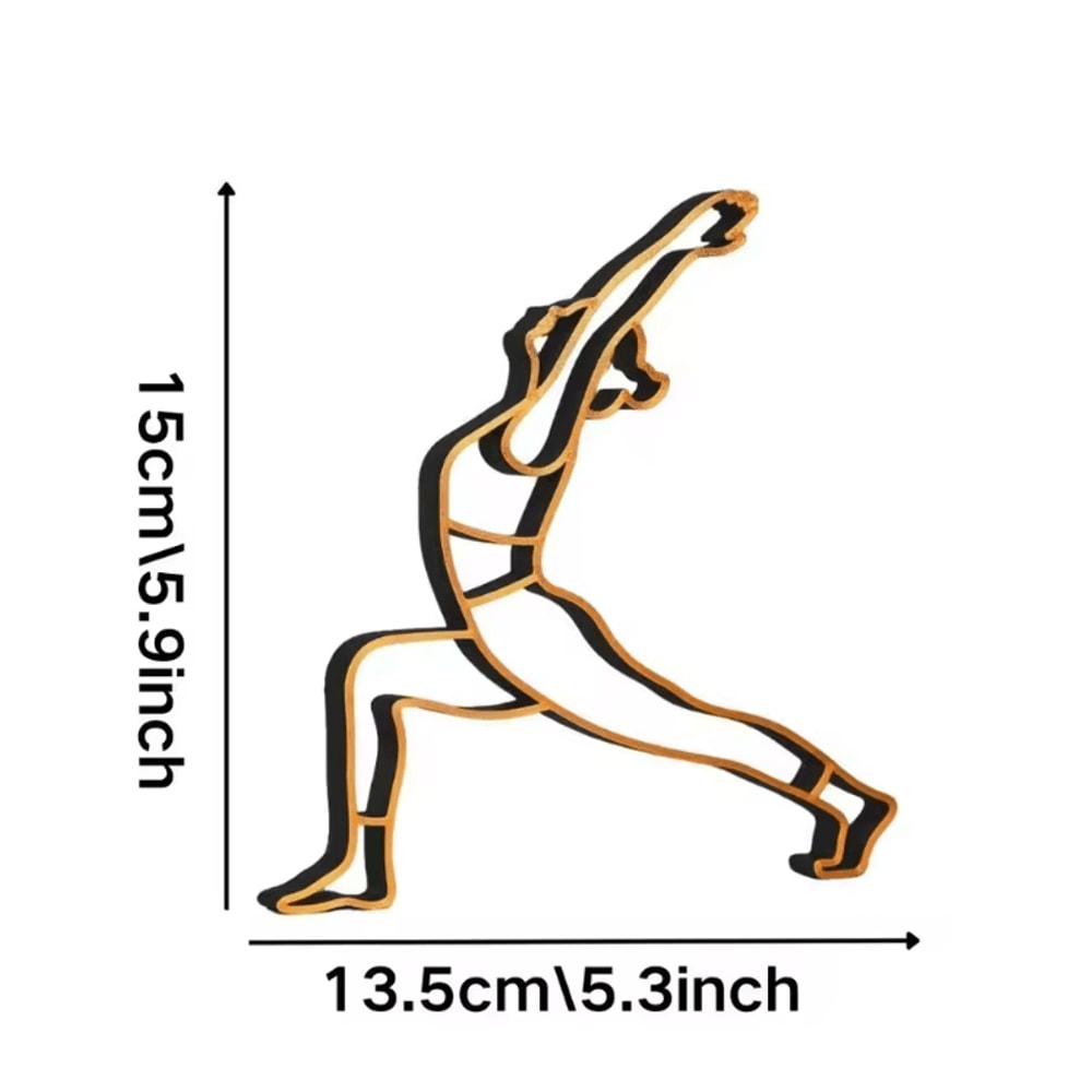 Minimalist Yoga Sculpture Figurine Modern Zen Resin Decor For Home 2