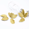 Golden Silk Leaf Craft Set 100PCS Artificial Leaves For DIY Decor Events 2