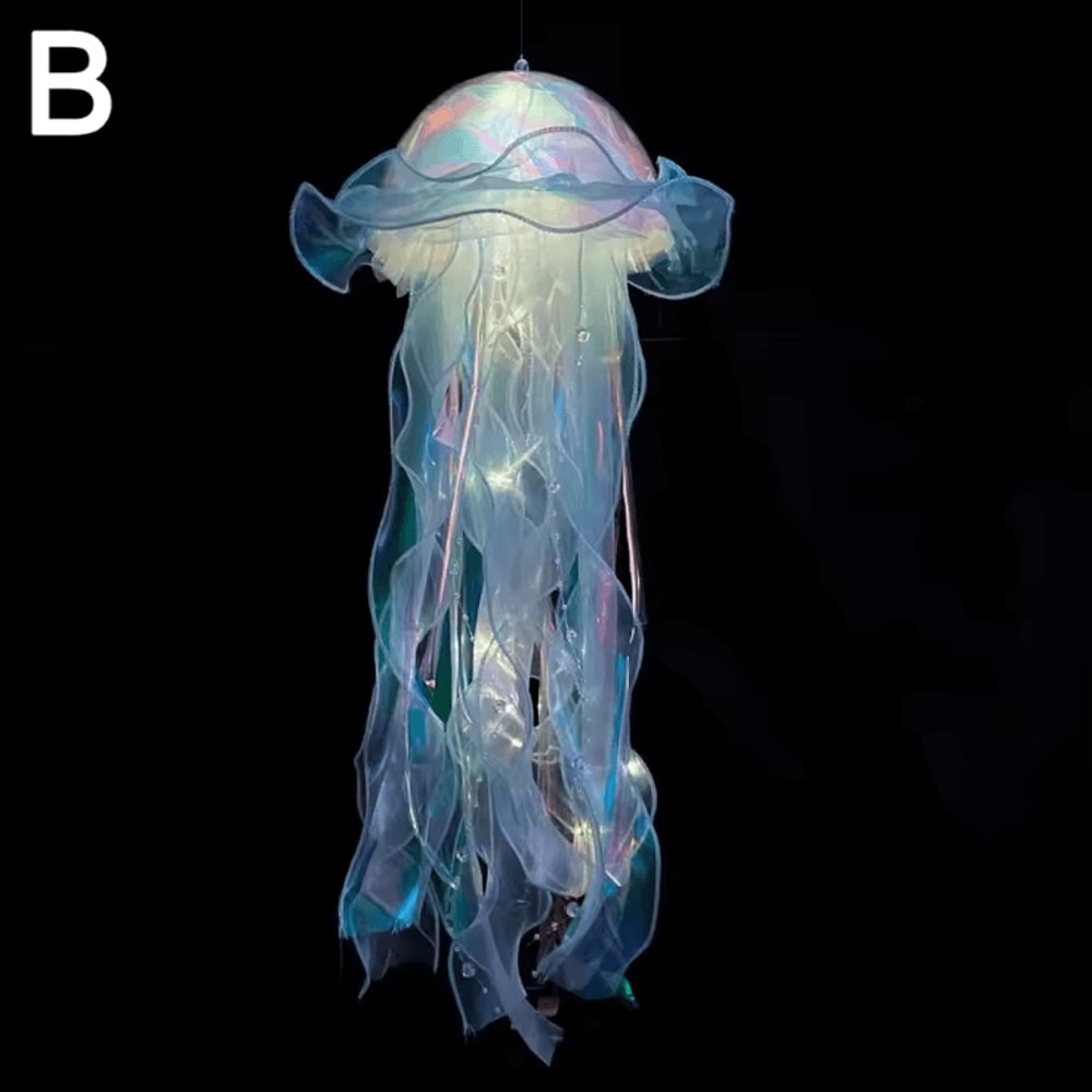 DIY Jellyfish Hanging Night Lamp Colorful OceanThemed Decor Light 1