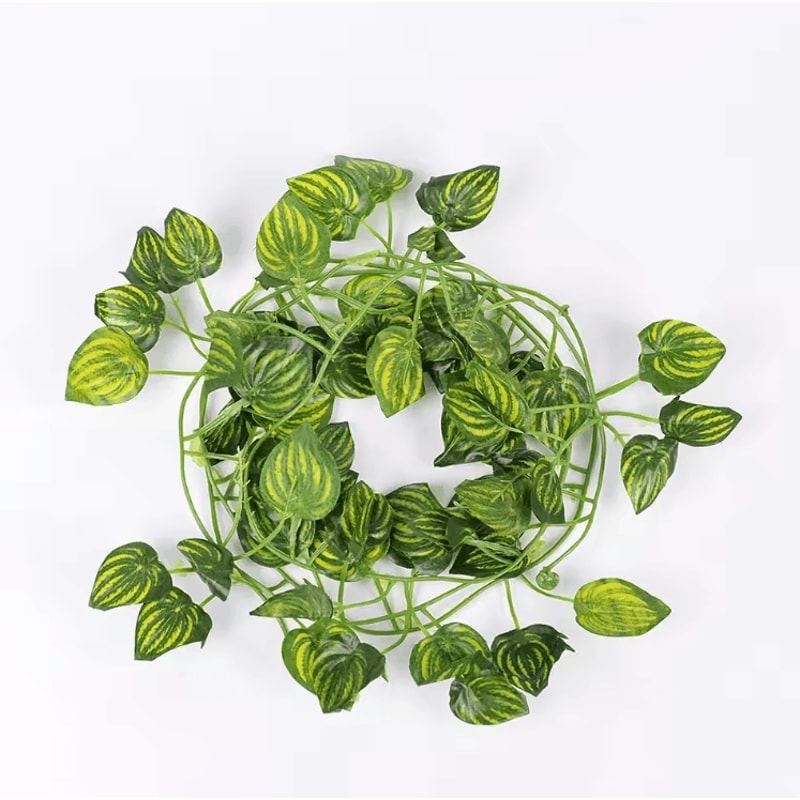 LED Green Ivy Vine String Lights 210cm Artificial Hanging Plant Decor 4