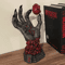 Berserk Skull Rune Hand Statue Gothic Grim Reaper Resin Decor 0