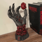 Berserk Skull Rune Hand Statue Gothic Grim Reaper Resin Decor 0