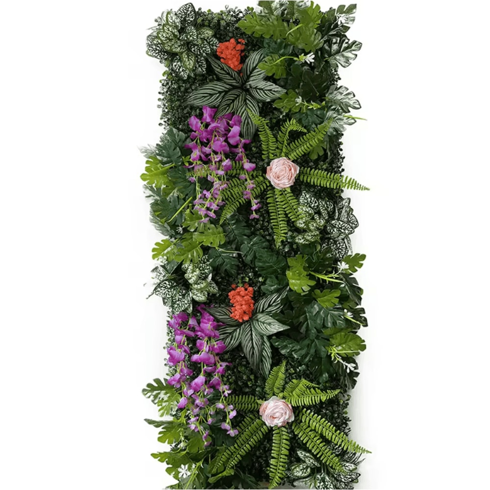 Artificial Grass Wall Backdrop Panel Lush Green Plant Wall Decor For Events Home 1