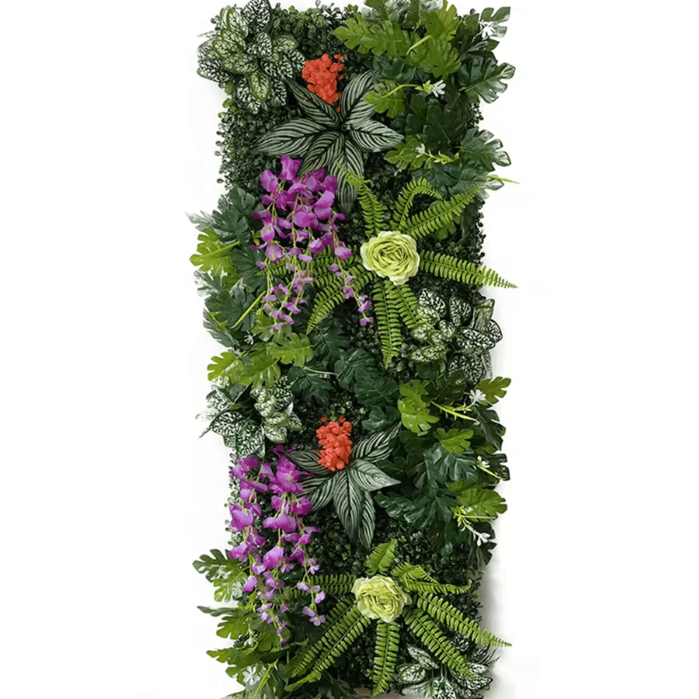 Artificial Grass Wall Backdrop Panel Lush Green Plant Wall Decor For Events Home 2