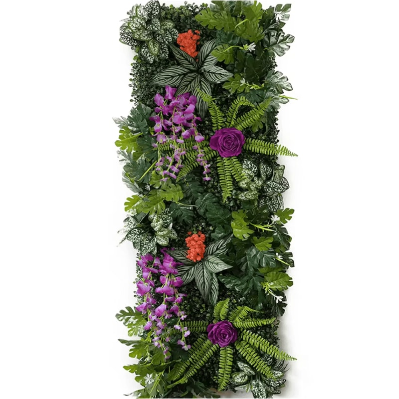 Artificial Grass Wall Backdrop Panel Lush Green Plant Wall Decor For Events Home 3