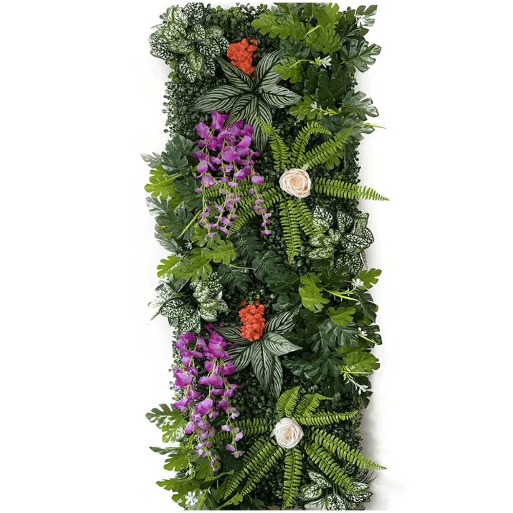 Artificial Grass Wall Backdrop Panel Lush Green Plant Wall Decor For Events Home 5