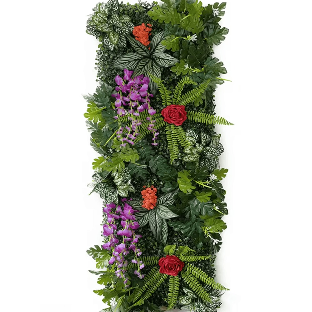 Artificial Grass Wall Backdrop Panel Lush Green Plant Wall Decor For Events Home 6