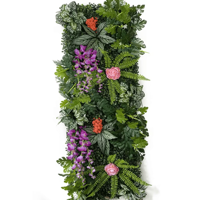 Artificial Grass Wall Backdrop Panel Lush Green Plant Wall Decor For Events Home 9