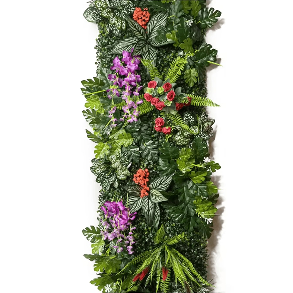 Artificial Grass Wall Backdrop Panel Lush Green Plant Wall Decor For Events Home 12