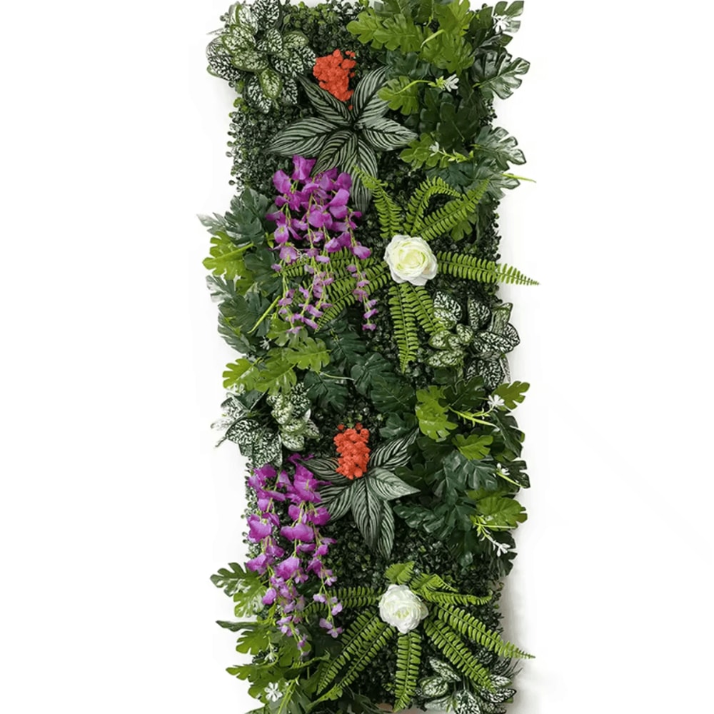 Artificial Grass Wall Backdrop Panel Lush Green Plant Wall Decor For Events Home 7