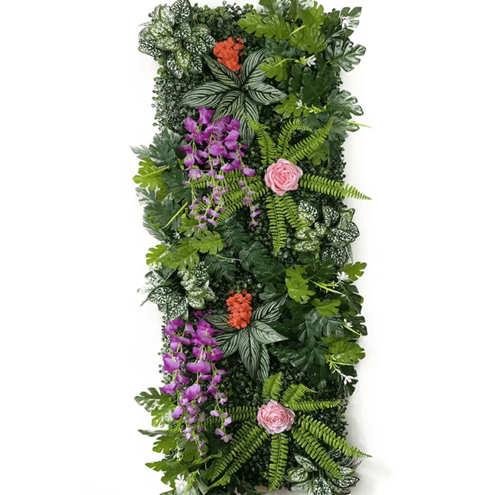 Artificial Grass Wall Backdrop Panel Lush Green Plant Wall Decor For Events Home 8