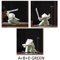 White Ceramic Samurai Figurine Minimalist Geometric Oriental Warrior Decor 19