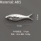 3D Electroplated Fish Wall Decor Modern Metallic Ocean Art Pendant 2