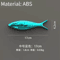 3D Electroplated Fish Wall Decor Modern Metallic Ocean Art Pendant 8