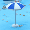 Mini Dollhouse Beach Umbrella Cute Sun Parasol For DIY Miniature Decor 2