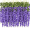 Artificial Violet Flower Vine Lush Hanging Floral Decor For Home Events 5