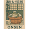 Funny Japanese Frog Bathtub Poster Retro Sushi Kitchen Wall Art Canvas 3