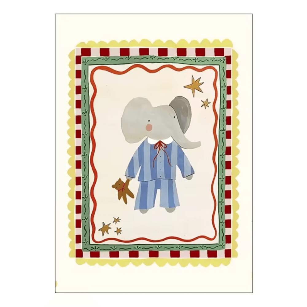 Nordic Minimalist Nursery Wall Art Poster Newborn Photography Backdrop Decor 0