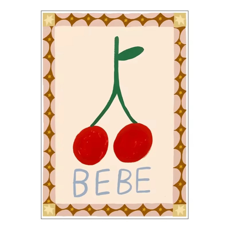 Nordic Minimalist Nursery Wall Art Poster Newborn Photography Backdrop Decor 5