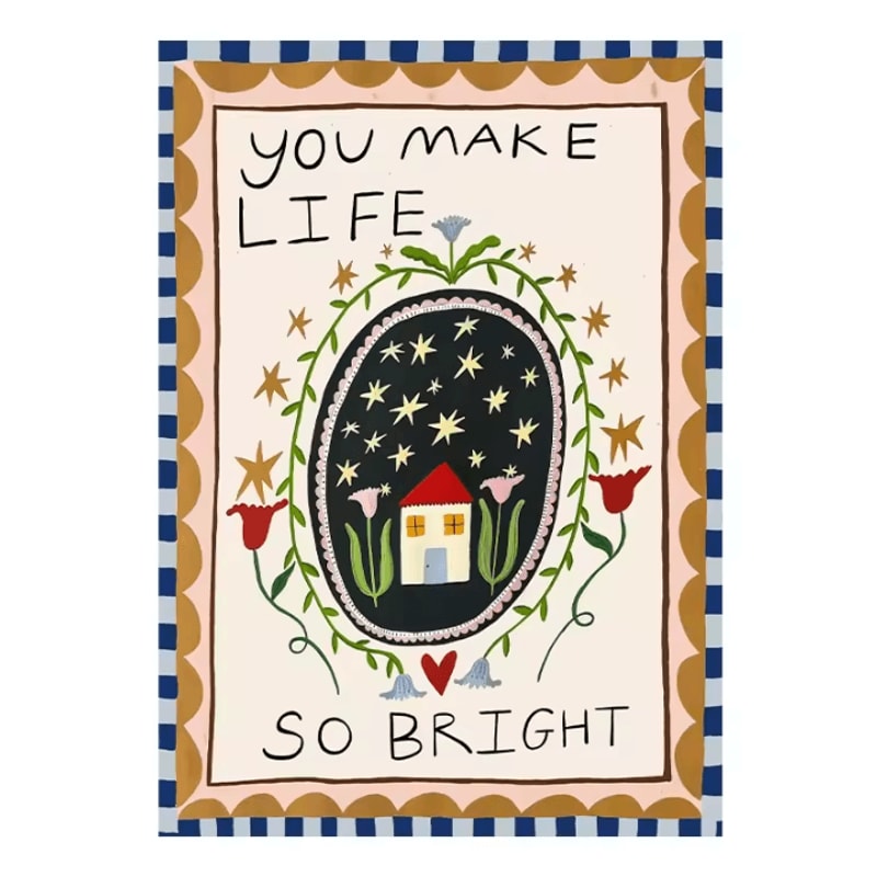 Nordic Minimalist Nursery Wall Art Poster Newborn Photography Backdrop Decor 8