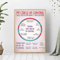 Circle Of Control Mental Health Poster Social Worker Inspirational Canvas Print 1