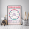 Circle Of Control Mental Health Poster Social Worker Inspirational Canvas Print 3