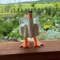 Funny Middle Finger Duck Statue Cute Resin Rebel Desk Decor 4