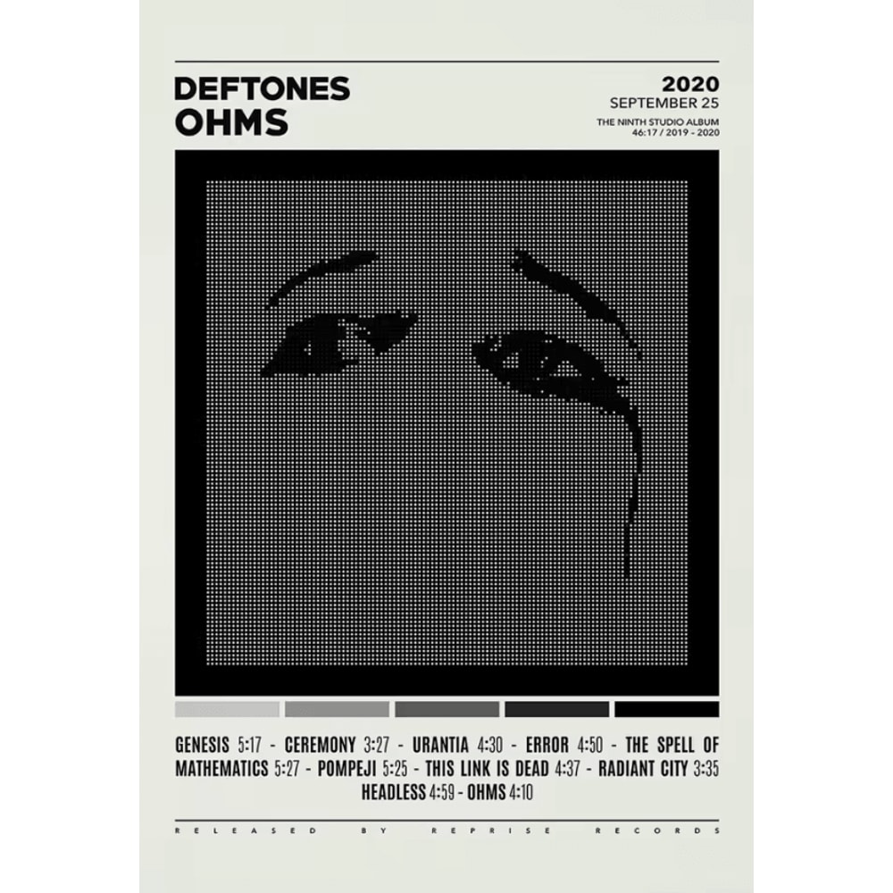 Deftones Album Cover Canvas Posters Around The Fur Saturday Night Wrist Wall Art 9