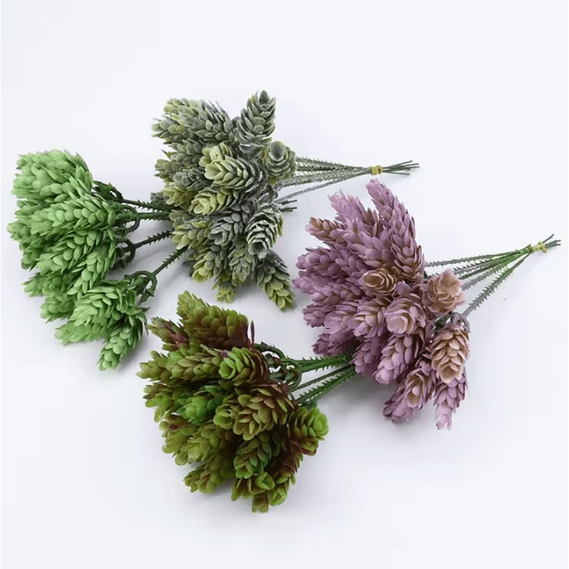 30Head Artificial Pineapple Grass DIY Floral Arrangement Decor Greenery 0