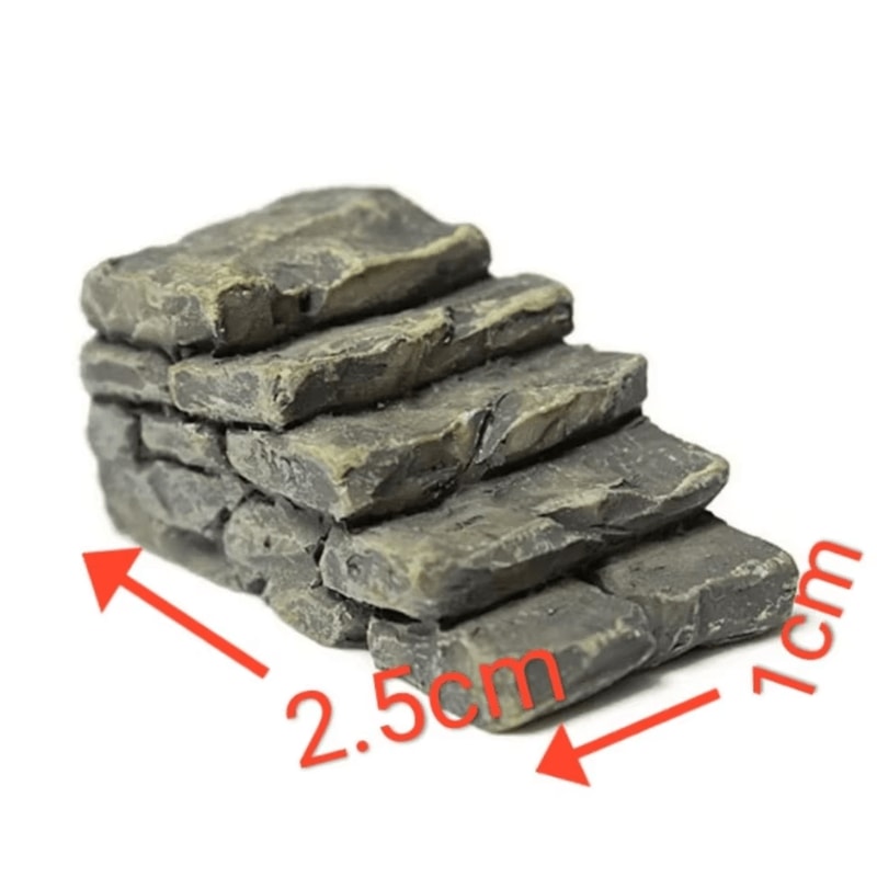 Mini Artificial Stone Steps Fairy Garden Micro Landscape Decor 1