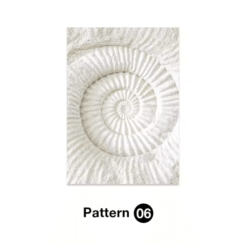 Tropical Ocean Shell Canvas Wall Art Summer Beach Aesthetic Print 1