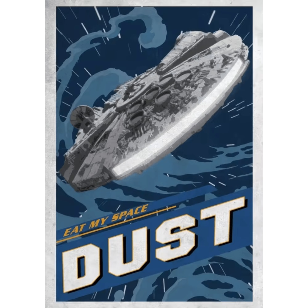 Galactic Propaganda Tatooine Canvas Poster Retro Space Movie Wall Art 6