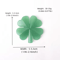 Natural Aventurine FourLeaf Clover Figurine Lucky Crystal Home Decor 2