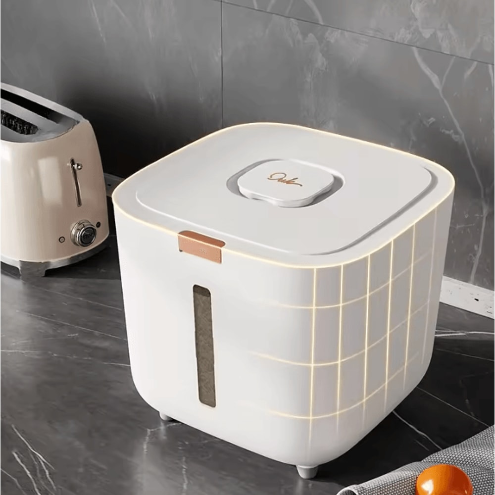 Airtight Rice Storage Container MoistureProof 510KG Kitchen Grain Bin 1