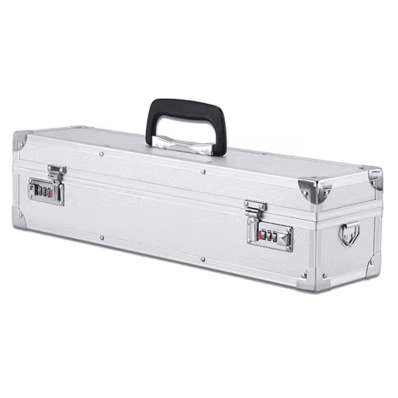 Aluminum Chef Knife Storage Case Lockable MultiFunction Knife Organizer 2