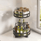 360 Rotating Kitchen Storage Rack Multifunction Spice Organizer Turntable 2