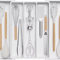 Expandable Kitchen Drawer Organizer Adjustable Cutlery Storage Tray 3