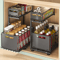 DoubleLayer PullOut Under Sink Organizer Adjustable Height Sliding Storage Rack 1