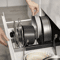 Expandable Pots Pans Organizer Rack Adjustable 6Tier Cabinet Storage Holder 2