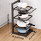 Adjustable 34Tier Under Sink Storage Rack Stainless Steel Cabinet Organizer 4