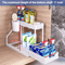 2Tier PullOut Under Sink Organizer Large Capacity Sliding Storage Rack 7