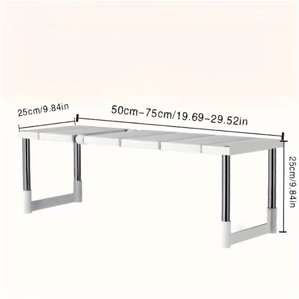 Adjustable MultiLayer Under Sink Storage Rack Expandable Cabinet Organizer 3
